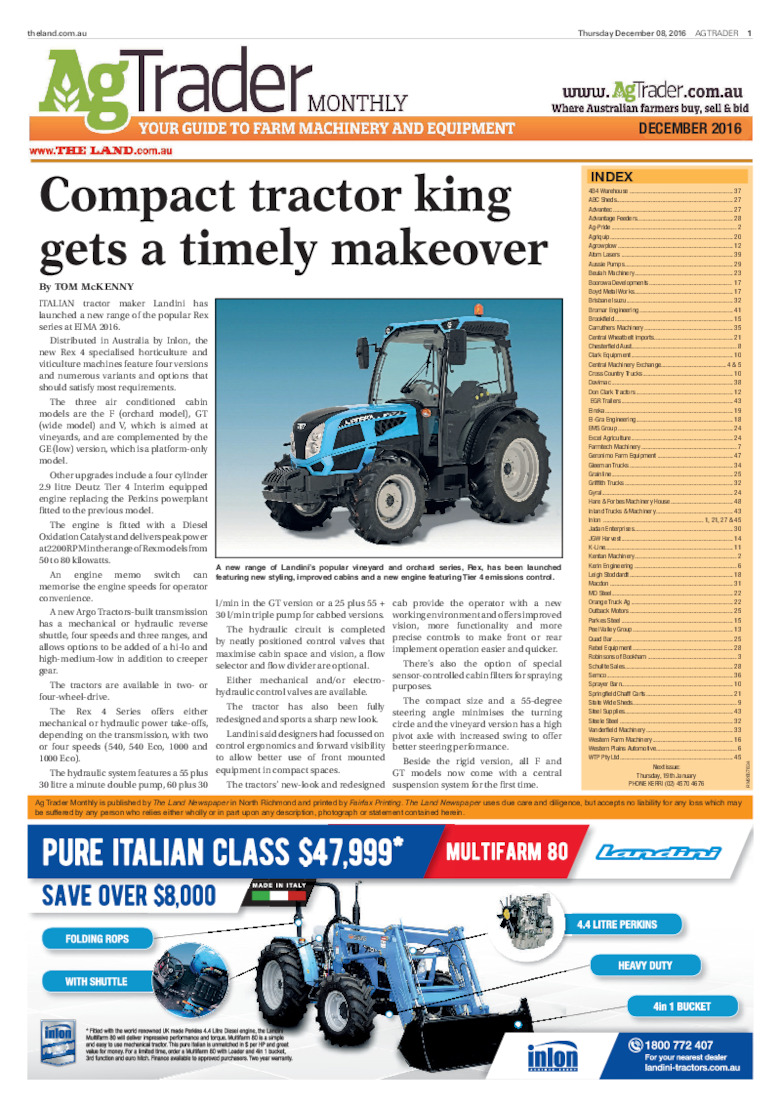 Compact tractor king gets a Makeover